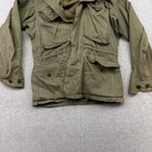 Vintage Us Army Jacket Men Small M-1950 Field Coat 50s Military Green Korean War