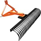 72   3 Point Landscape Rock Rake For Category 1 Skid Steer Tractors Loader