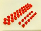 Hohner Set Of 31 Buttons For Corona Accordion All Models    Orange  