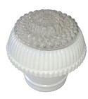 Vintage Glass White Clear Bubble Globe Lamp Shade Ceiling Light Shade 