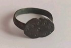 Beautiful Wearable Ancient Byzantine Gambler s Bronze Ring 500-700 Ad