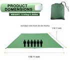 10x10ft Camping Tent Tarp Shelter Hammock Cover Lightweight Rain Fly Waterproof