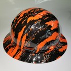 Hard Hat Full Brim Custom Hydro Dipped   Osha Approved New Urban Camo 