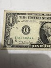  Gutter Fold Error Note  1969  1 Dollar Federal Reserve Frn Note 