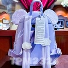 2025 Disney Parks Opalescent Lavender Sequin Loungefly Mini Backpack New