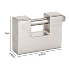 2 Pcs Keyed A Like Heavy Duty Warehouse Padlock chain Lock 94mm Container Garage