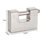 Heavy Duty Warehouse Padlock chain Lock 94mm Shipping Container Garage 