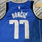 Luka Doncic Blue Dallas Mavericks Jersey Large  77 Men   s