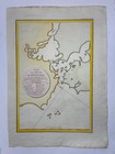 San Francisco Bay 1797 La Perouse Very Large Antique Map In Colors
