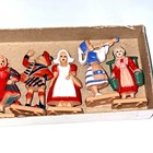 Vintage 1950s The Dolls Of Our World Lot Commonwealth Plastics  7  Figures