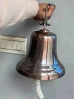 Large Nautical Ship s Boat Bell 11  Solid Brass Marine Maritime Wall Decor Gift