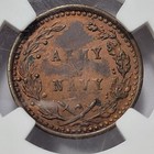 1863 Civil War Token Army   Navy Ngc Unc Detail F-48 299 A Cleaned  w270