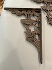 Antique Victorian Aesthetic Cast Iron Wall Shelf Brackets Architectural Hardware