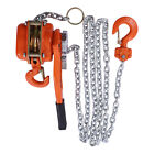 3 4 Ton Chain Hoist Ratchet Lever Block 10ft Chain Come Along Lift Puller 1650lb