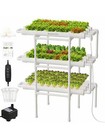 Bhtnyoo Hydroponics Growing System Kits 3-layer 108 Sites Food-pvc Pipe