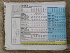 Mccalls  5443 Sewing Pattern Misses Size 8 Dress Or Top Vintage 1970s