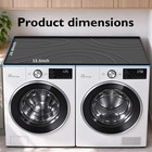 Washer And Dryer Covers For The 53 5 X 26 8 Inches  Large Grey
