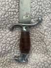 Vintage Oaxaca Mexico Spanish 21 5  Sword Machete Leather Stack W eagle Pommel