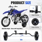 Dirt Pit Bike Training Wheels Adjustable Universal For Crf50 Ttr 50 110 90 Pw   