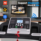 Folding Treadmill - Foldable Home Fitness Equipment With Lcd For Walking   Runni