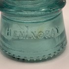 Vintage Hemingray No  10 Aqua  Blue Glass Insulator - Made In The Us