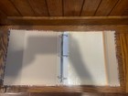 Vintage Unused 47 Self Adhesive Sticky Page Photo Album 3 Ring Binder Patchwork