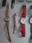 Lot Of Various Watches   Bands  disney  Xmas   More 