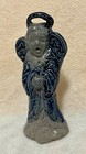 Vintage Rowe Pottery Works Salt Glaze Angel Christmas Ornament 1998