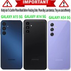 For Samsung Galaxy A16 5g A15 A14 A54 Case Phone Cover Shockproof tempered Glass