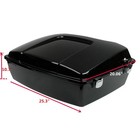 Chopped Trunk 2 Up Backrest Rack For Harley Electra Glide 1997 2008