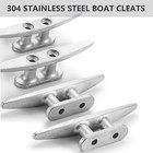 4 Inch Dock Cleat  304 Ss Boat Cleat  Rope Cleat 4 6 Pack  Nautical-themed Wall