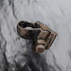 Vintage Leather Draw Gauge strap Cutter Antique Finger Lace Craft Tool        