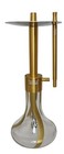 Alfeshisha Performance F1 Hookah Gold  Glass Shisha  Portable Glass Vase