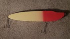 Vintage Large Heddon Store Advertising Display Fishing Lure W  Real Hooks  rare 
