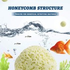 1 2 4 6 Pack Ceramic Bio Balls Porous Aquarium Filter Media For Bacteria Growth
