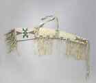 Indian Beaded Native American Rifle Scabbard Sioux Style Suede Leather Gun Cover