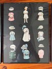Vtg 1910 Reduced Paper Dolls  Children  Mint  Baby  Big Sisters X 2