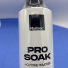 Nailboo Pro Soak 16oz Acrylic Dip Glue Acetone Nail Gel Polish Remover New Seal