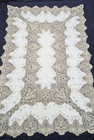Antique French Linen Tablecloth Vintage Linen Lace  Needle Lace It303