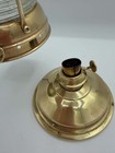 Vintage Perko Marine Lamp Nautical Ship Lantern Chrome Clear Glass Fuel