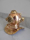 Scuba Diving Divers Helmet Solid Copper   Brass 6 Inch Helmet