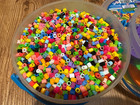 Perler Fused Beads Bucket With 18 Perler Pegboards