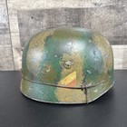 Ww2 German Airborne Paratrooper M38 Fj Helmet Camouflage Jungle Barbed Wire