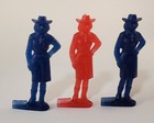 Vintage 1950s Nabisco Cereal Premium Plastic Sky King Premium Penny 2 Blue 1 Red