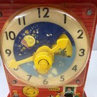 Vintage 1968 Fisher Price Music Box Teaching Clock No 998 Working Read Condition