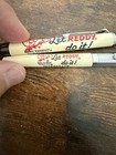 Reddy Kilowatt Let Reddy Do It Logo 2 Mechanical Pencils Vintage