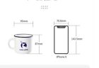 Luckin Coffee Classic Glossy White Ceramic Mug Creative Trend Couple Mug Tea Cup