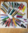 Mixed Lot 244 Colored Pencils Pens Markers Pre Owned Nice