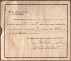 1906 San Antonio Texas Delinquent Taxes Notice Documents