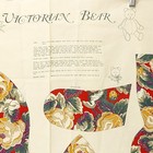Victorian Teddy Bear Pattern Floral Fabric Panel Sewing Project Cut Sew Cranston